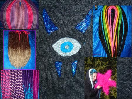 DREADS SYNTHETIQUES BY MIROKO BLUE : POSE ET VPC