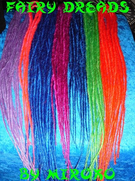 COMMANDE DE DREADS SYNTHETIQUES DE TINEX TRASHY